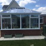White conservatory installed by WDC Anglia