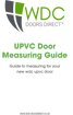 upvc door measure guide
