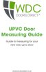 upvc door measure guide